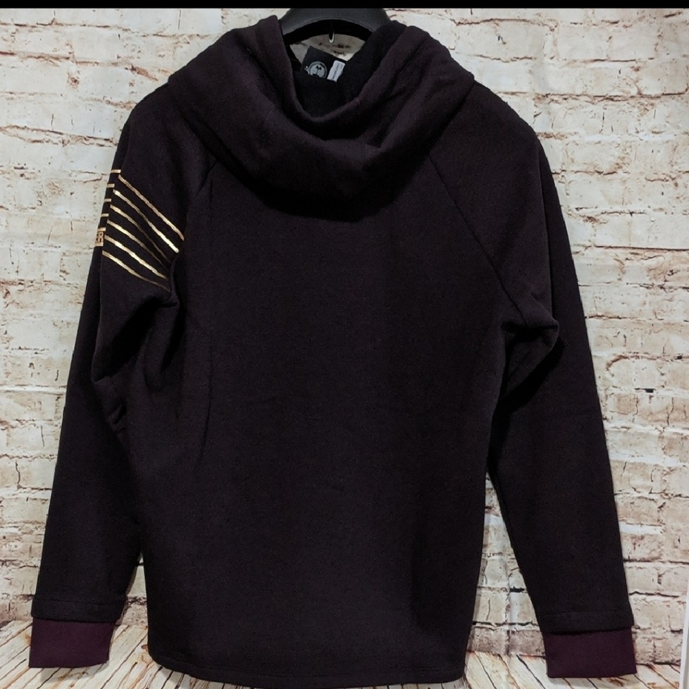 Last 1! Under Armour Threadborne Fleece Cowl Neck - Picture 4 of 6